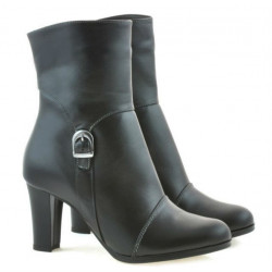 Czarne botki damskie 1149