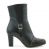Czarne botki damskie 1149