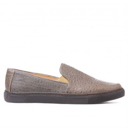 Damskie buty sportowe 658 croco piasek