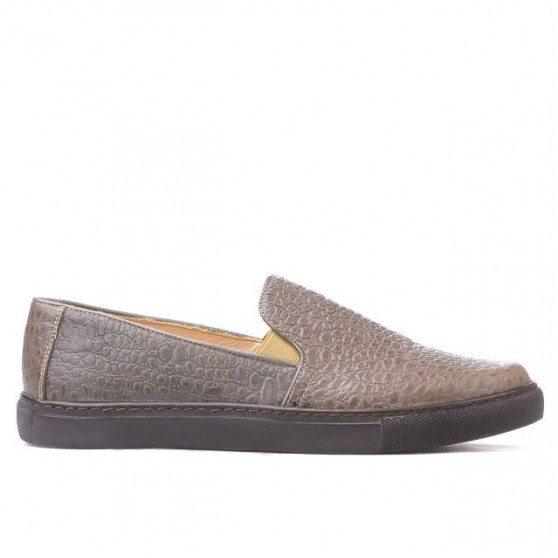 Damskie buty sportowe 658 croco piasek