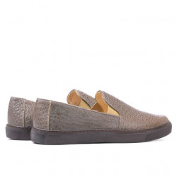 Damskie buty sportowe 658 croco piasek