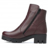 Botki damskie 3322 bordo