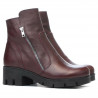 Botki damskie 3322 bordo