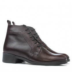 Botki damskie 3323 bordo