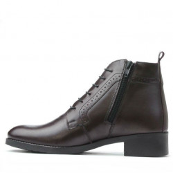 Botki damskie 3323 bordo