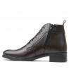 Botki damskie 3323 bordo
