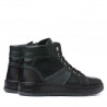 Buty męskie 4107 czarne+szare