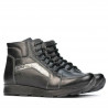 Buty 3324 czarno kombinowane