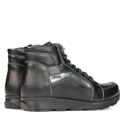 Buty 3324 czarno kombinowane