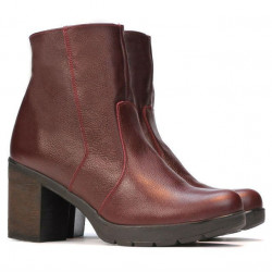 Damskie botki 3325 bordo