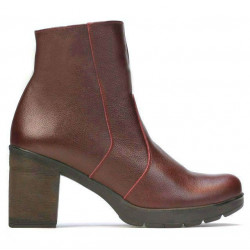 Damskie botki 3325 bordo