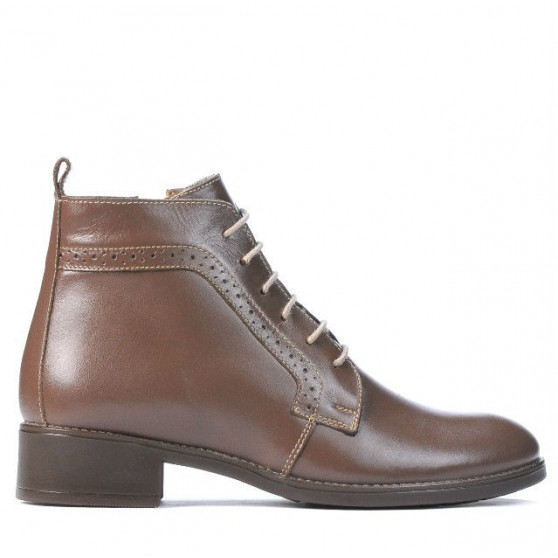 Damskie botki 3323 cappuccino