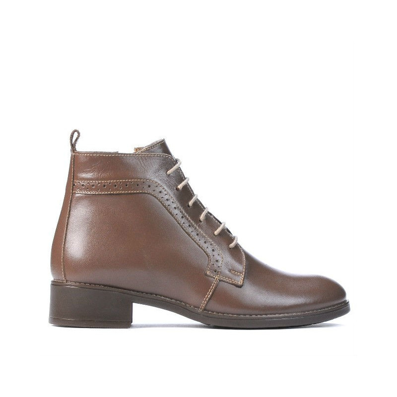 Damskie botki 3323 cappuccino