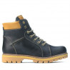 Buty młodzieżowe 439-1 tuxon indigo+brązowe
