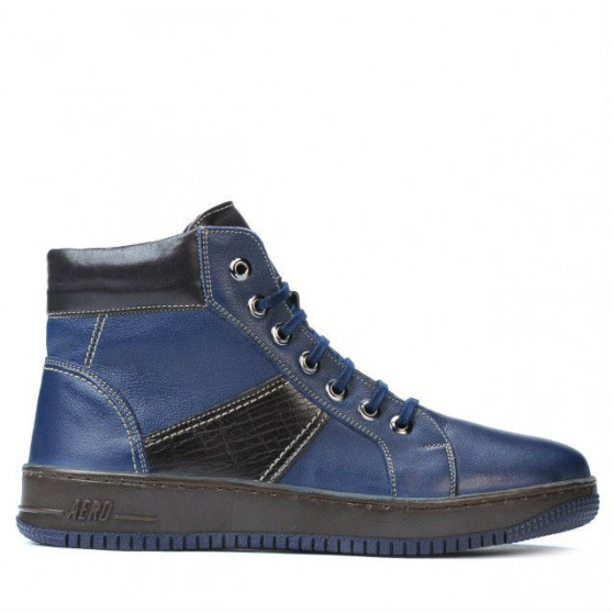 Buty męskie 4107 indigo+tdm