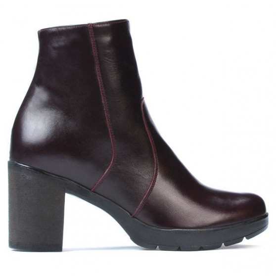 Damskie botki 3325 bordo01
