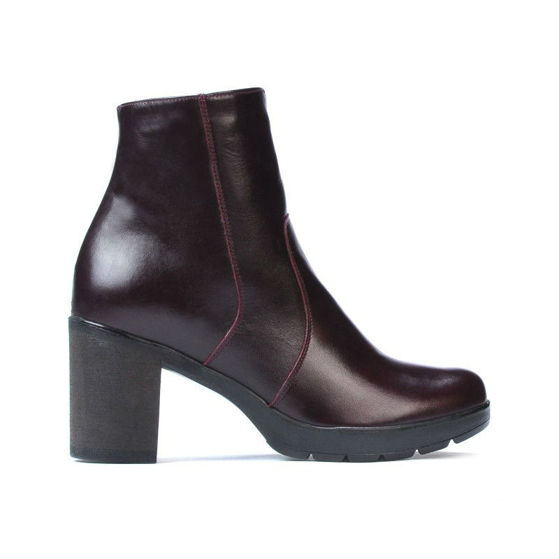 Damskie botki 3325 bordo01