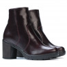 Damskie botki 3325 bordo01