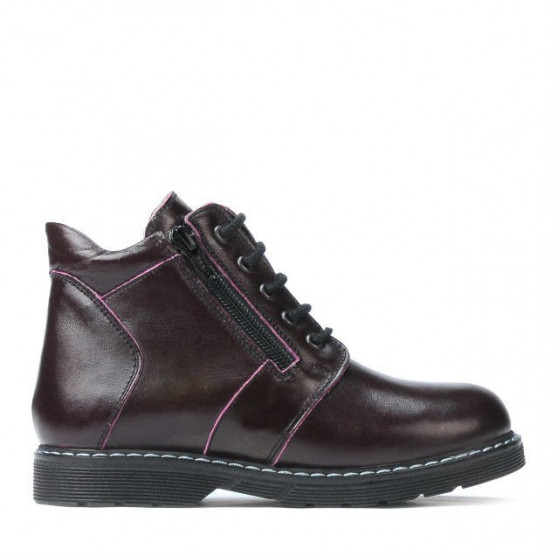 Botki dziecięce 3013 bordo