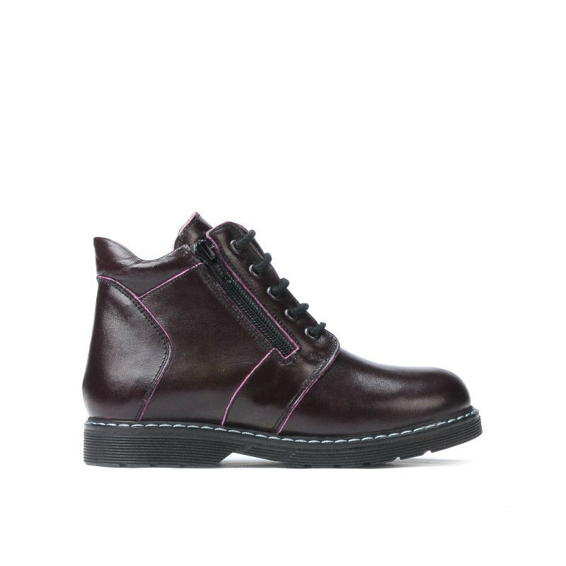 Botki dziecięce 3013 bordo