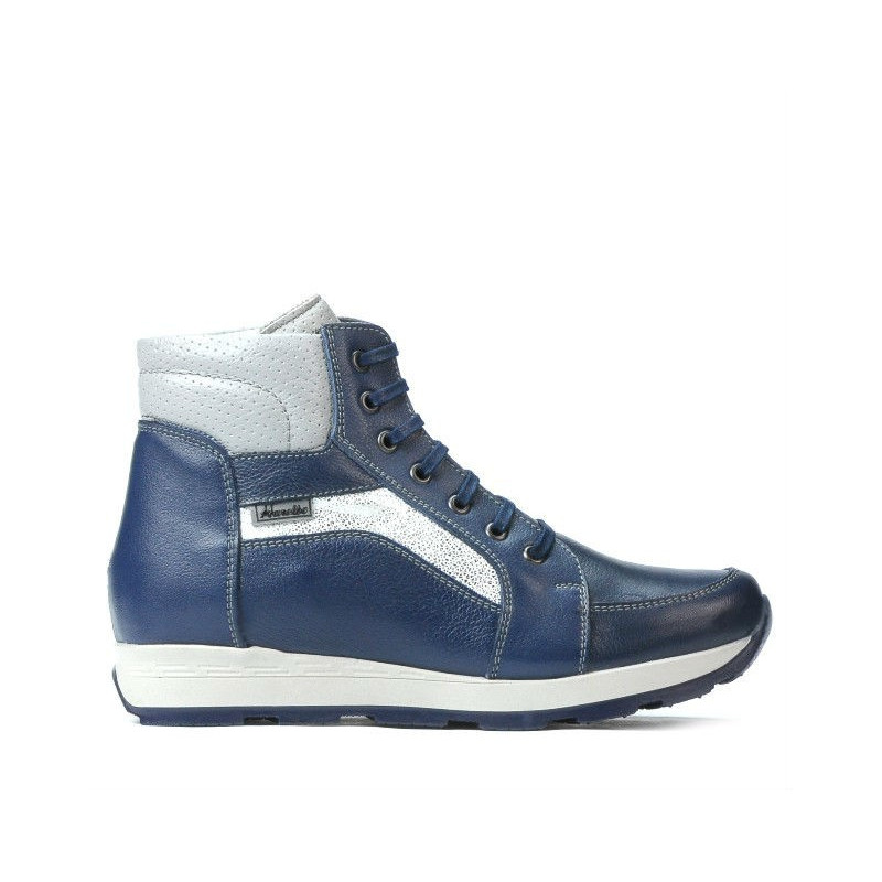 Botki 3324 indygo kombinowane