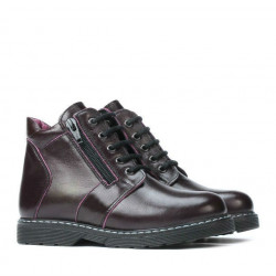 Botki dziecięce 3013 bordo