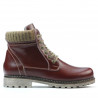 Damskie botki 3269 bordo