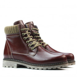 Damskie botki 3269 bordo
