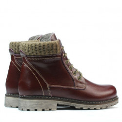 Damskie botki 3269 bordo