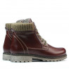 Damskie botki 3269 bordo