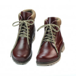Damskie botki 3269 bordo