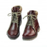 Damskie botki 3269 bordo