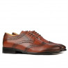 Casualowe / eleganckie buty męskie 874 koniak