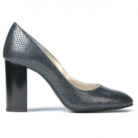 Eleganckie buty damskie 1269 pyton indygo
