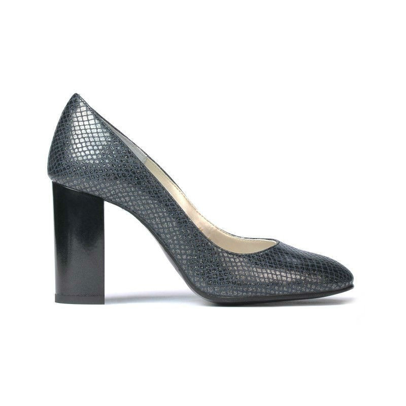 Eleganckie buty damskie 1269 pyton indygo