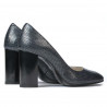 Eleganckie buty damskie 1269 pyton indygo