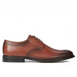 Eleganckie buty męskie 839 a koniak