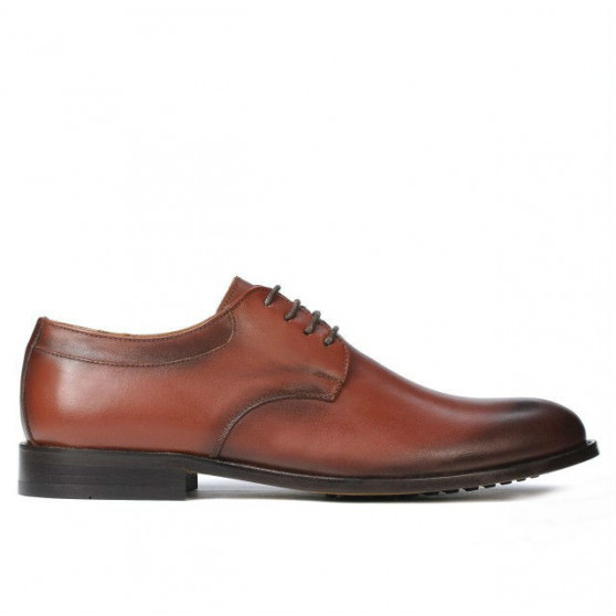 Eleganckie buty męskie 839 a koniak