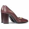 Eleganckie buty damskie 1269 piton bordo