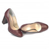 Eleganckie buty damskie 1269 piton bordo