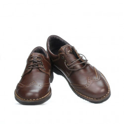 Casualowe buty męskie (duże rozmiary) 7204m brązowe