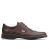 Męskie buty casual 7204 brązowe