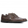 Męskie buty casual 7204 brązowe