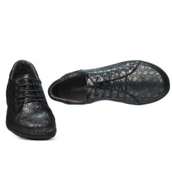 Damskie buty casual 698 czarne perłowe