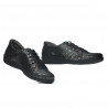 Damskie buty casual 698 czarne perłowe