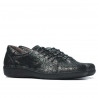 Damskie buty casual 698 czarne perłowe