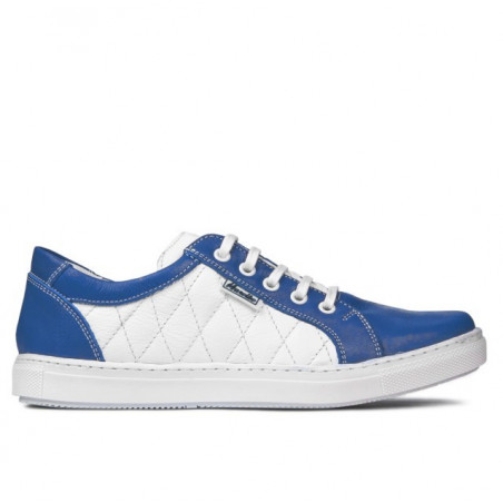 Damskie buty sportowe 648 indygo+białe