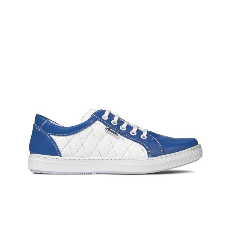 Damskie buty sportowe 648 indygo+białe
