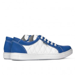 Damskie buty sportowe 648 indygo+białe