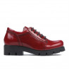 Dziecięce buty 158 lakierowane bordo